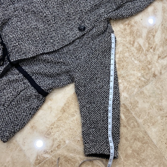 Free People Satellite Image Swing Hooded Tweed Coat . Size XS - Picture 5 of 9